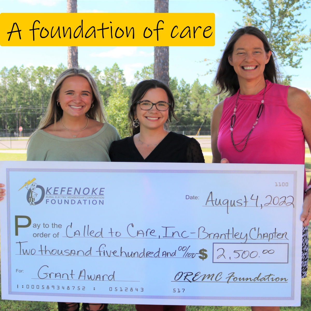 Foundation Grant Award Helps Support Foster Families  